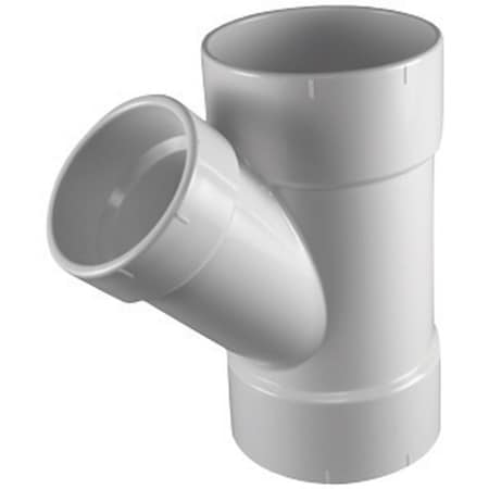 Charlotte Pipe And Foundry Charlotte Pipe Schedule 30 3 in. Hub X 3 in. D Hub PVC Reducing Wye 1 pk PVC016010600